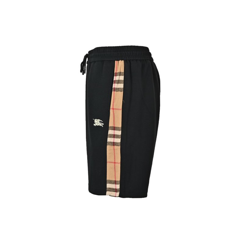 Burberry Black Check Stripe Shorts view