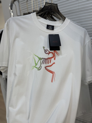 Arcteryx Bird Logo White Short Sleeve T-Shirt view 5