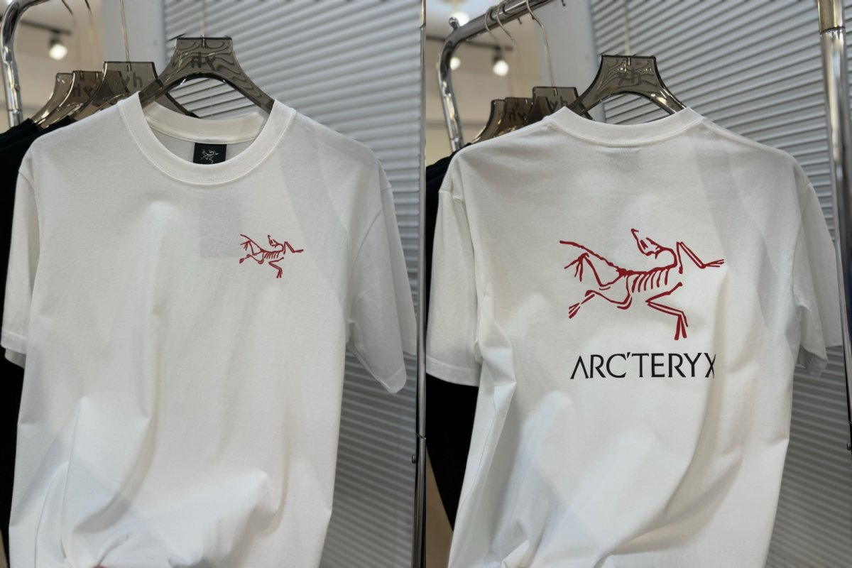 Arcteryx Bird Logo White Short Sleeve T-Shirt view