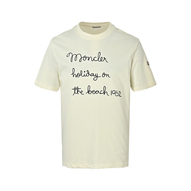 Moncler Holiday on the Beach 1952 Cream T-Shirt view