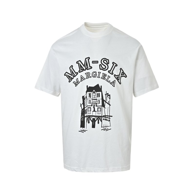 MM-STX Marchelia White Graphic T-Shirt view