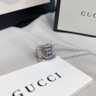 Gucci Double G 925 Silver Pendant Necklace view 4