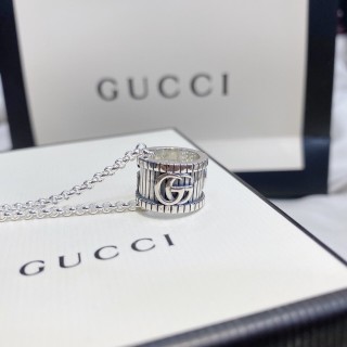 Gucci Double G 925 Silver Pendant Necklace view 6
