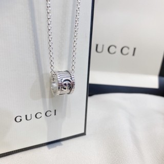 Gucci Double G 925 Silver Pendant Necklace view 7