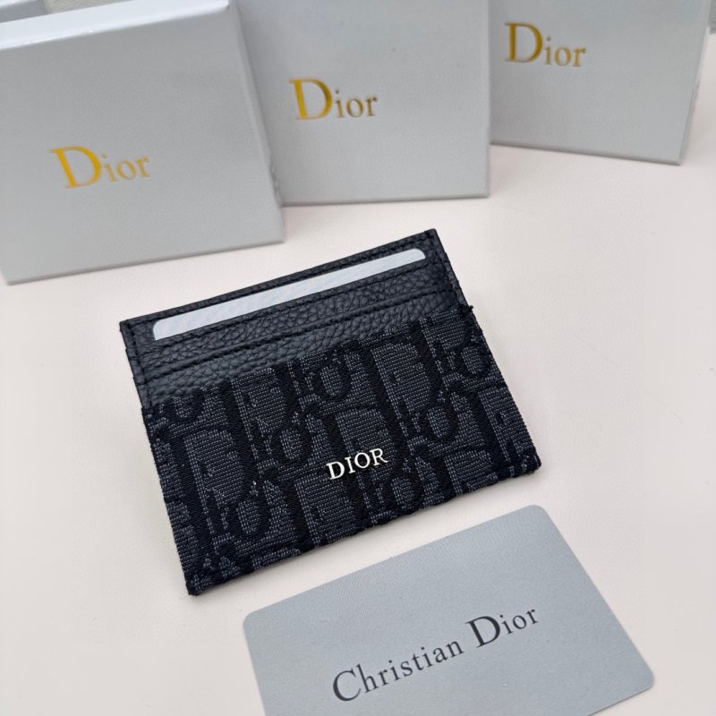 Dior D45 Black Monogram Card Holder