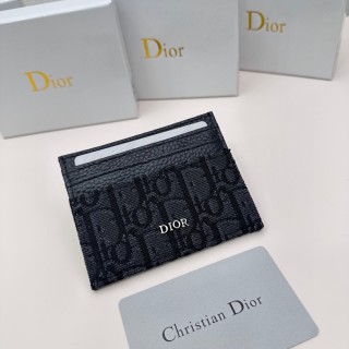 Dior D45 Black Monogram Card Holder view 1