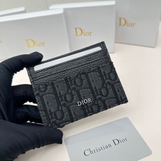 Dior D45 Black Monogram Card Holder view 4