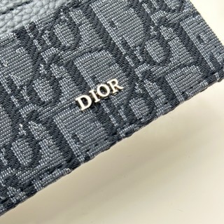 Dior D45 Black Monogram Card Holder view 5