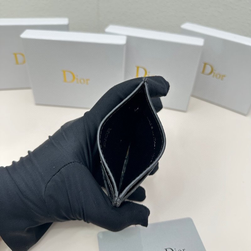 Dior D45 Black Monogram Card Holder view