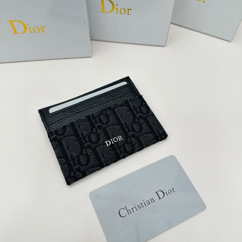 Dior D45 Black Monogram Card Holder view