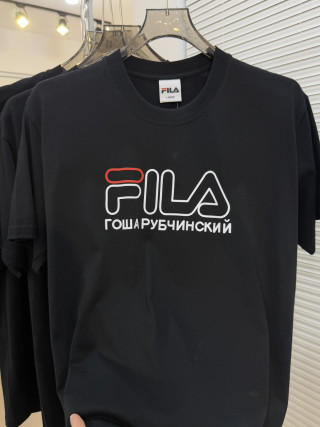 Fila Logo Short-Sleeve T-Shirt White view 6