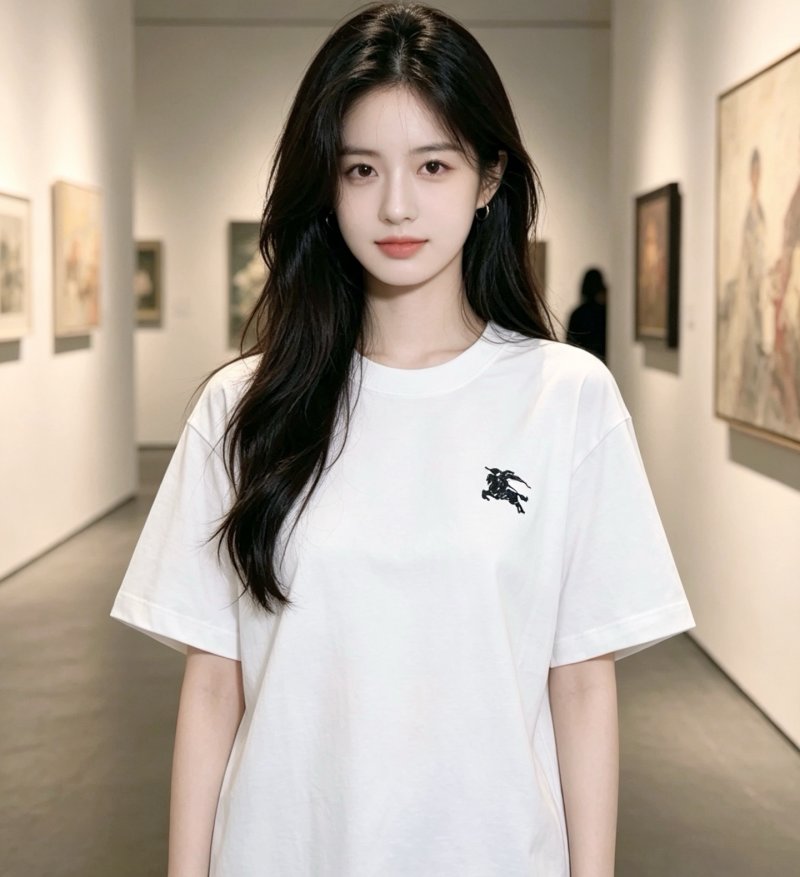 Burberry EKD Logo White T-Shirt