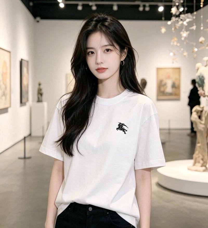 Burberry EKD Logo White T-Shirt view