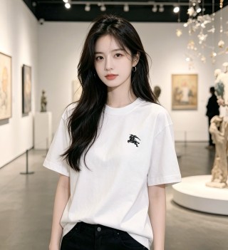 Burberry EKD Logo White T-Shirt view 2