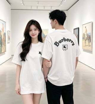 Burberry EKD Logo White T-Shirt view 5