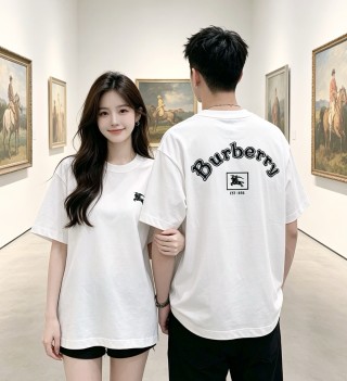 Burberry EKD Logo White T-Shirt view 6