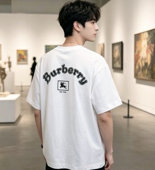 Burberry EKD Logo White T-Shirt view 7
