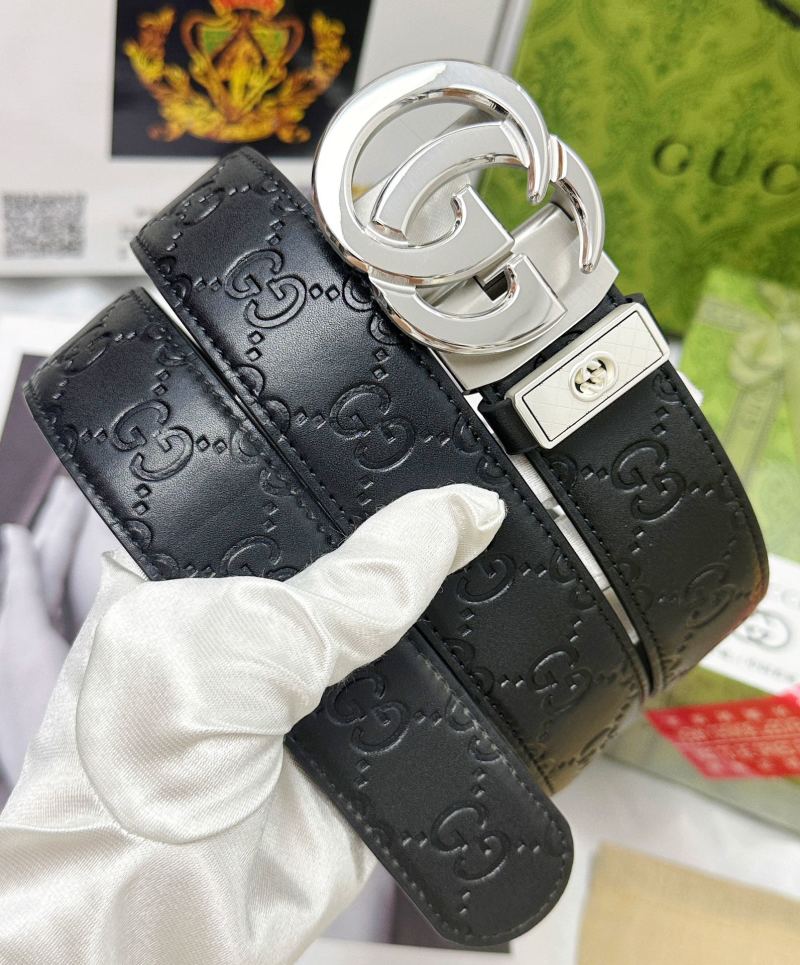Gucci GG Marmont Black Leather Automatic Belt view