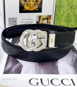 Gucci GG Marmont Black Leather Automatic Belt view 5