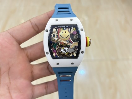 Richard Mille RM 88 Smiley White Blue Automatic Tourbillon Watch view 2