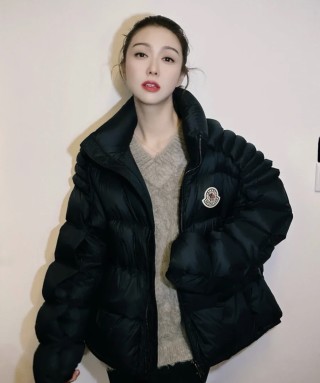 Moncler Black Quilted Down Jacket view 3