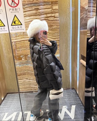 Moncler Black Quilted Down Jacket view 5