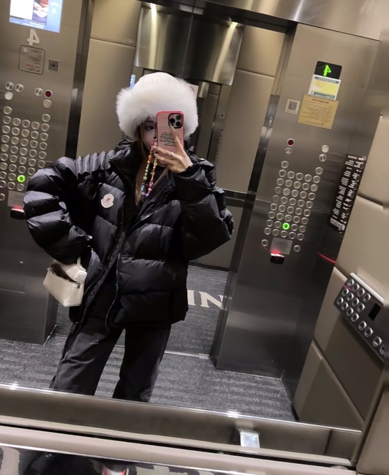 Moncler Black Quilted Down Jacket view