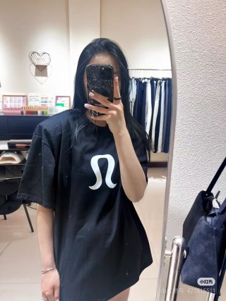 Lululemon Black Logo Short-Sleeve T-Shirt view 3