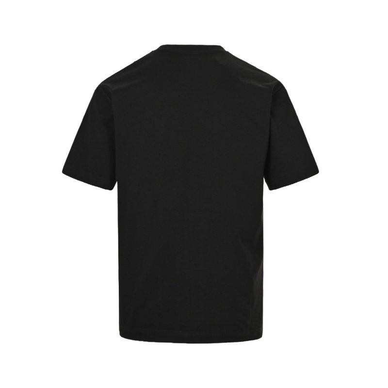 Black Embroidered Graphic Short Sleeve T-Shirt view