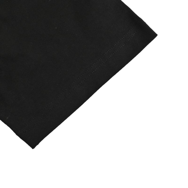 Black Embroidered Graphic Short Sleeve T-Shirt view