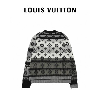 Louis Vuitton Monogram Mohair Blend Cardigan Black/Grey view 2