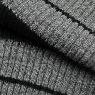 Louis Vuitton Monogram Mohair Blend Cardigan Black/Grey view 5