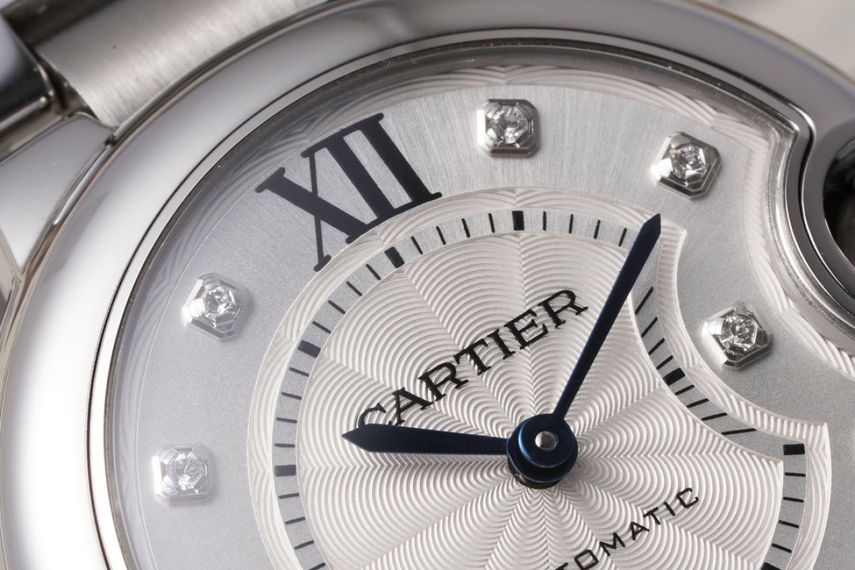 Cartier Ballon Bleu 33mm White Dial Automatic Watch view