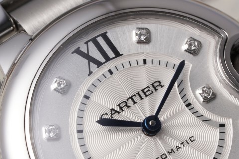 Cartier Ballon Bleu 33mm White Dial Automatic Watch view 4