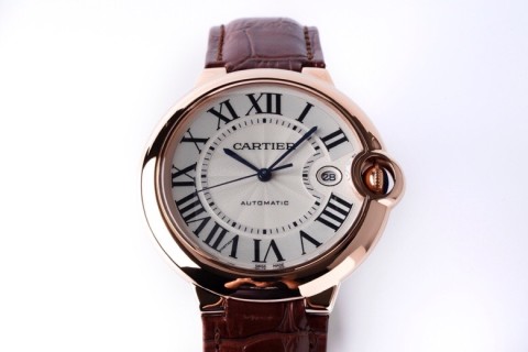 Cartier Ballon Bleu 42mm Rose Gold Automatic Watch view 2