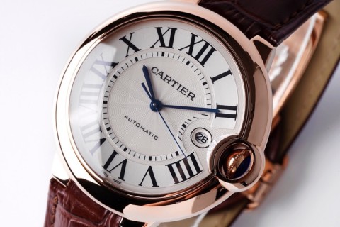 Cartier Ballon Bleu 42mm Rose Gold Automatic Watch view 3