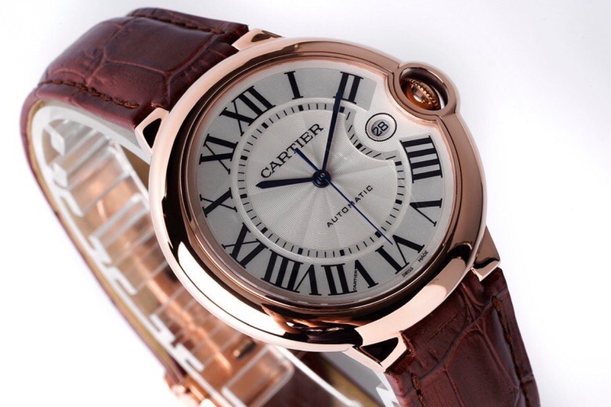 Cartier Ballon Bleu 42mm Rose Gold Automatic Watch view