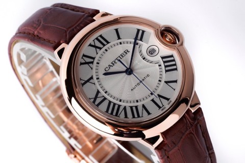 Cartier Ballon Bleu 42mm Rose Gold Automatic Watch view 4