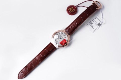 Cartier Ballon Bleu 42mm Rose Gold Automatic Watch view 9