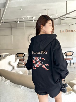 Black Zip-Up Track Jacket with Gold Accent view 2
