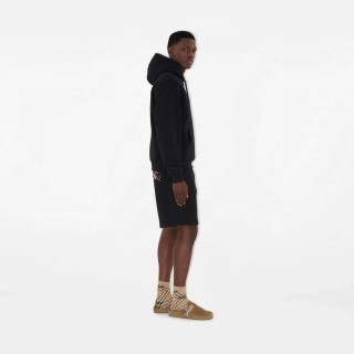Black Zip-Up Track Jacket with Gold Accent view 8