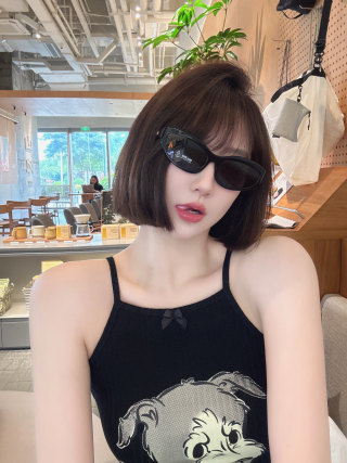 Miu Miu White Oval Sunglasses SMU 108Z view 3