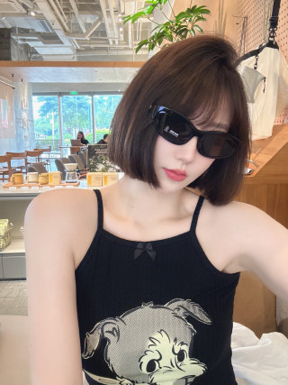 Miu Miu White Oval Sunglasses SMU 108Z view 7