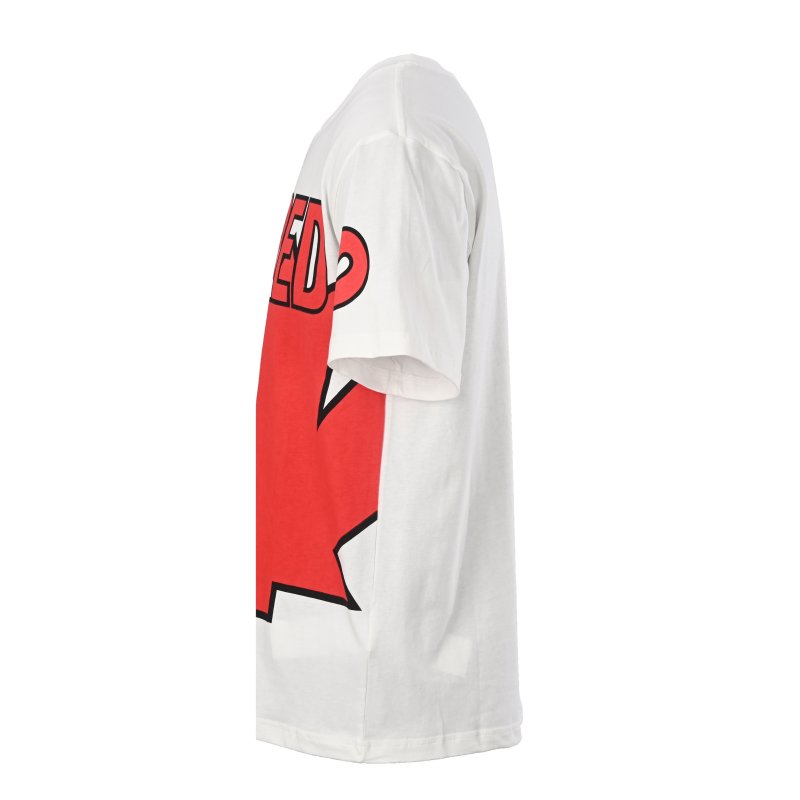 Dsquared2 Maple Leaf Logo White Red T-Shirt view