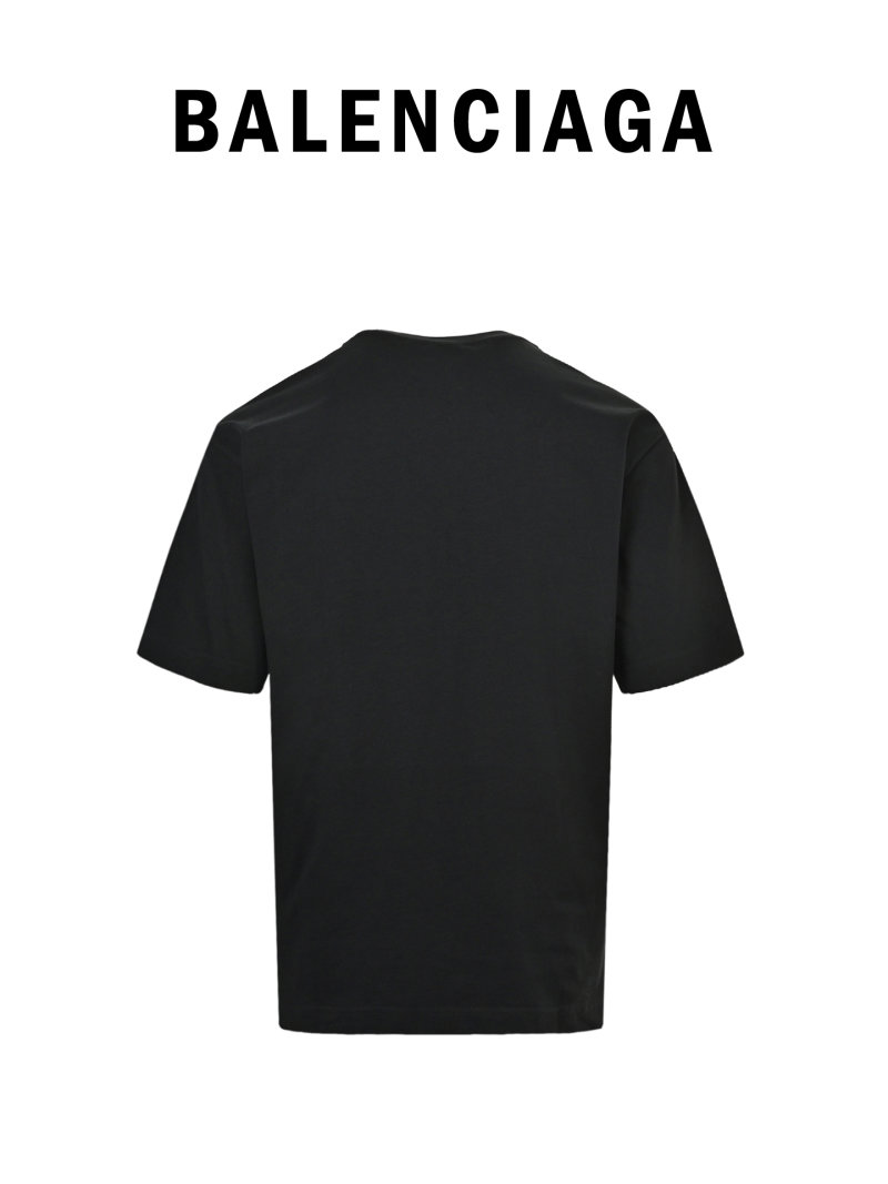 Black Graphic Print Short Sleeve T-Shirt view