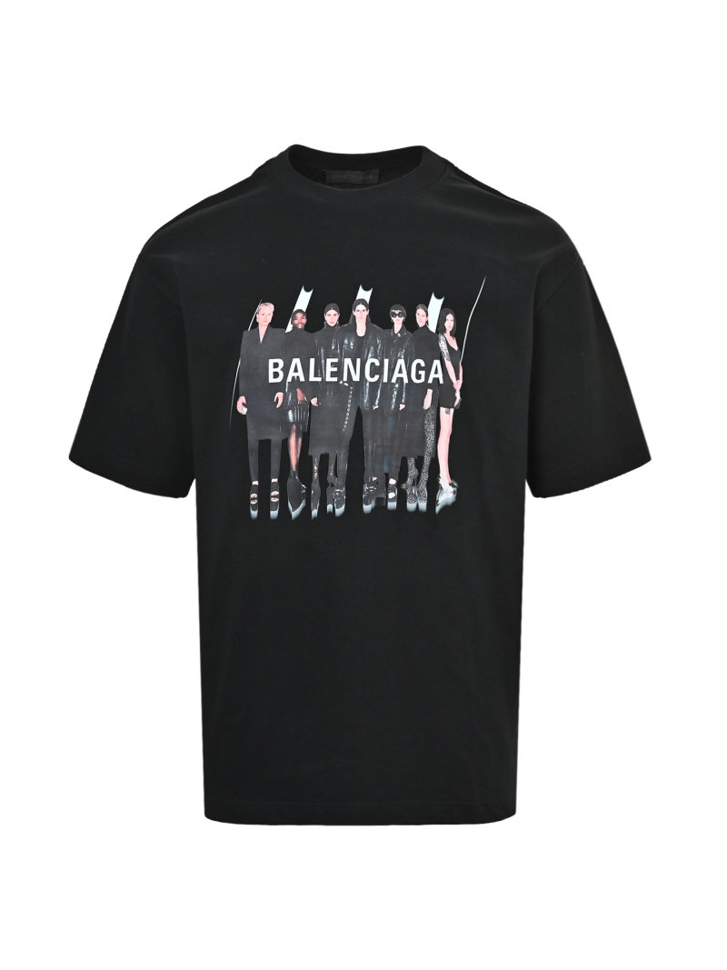 Black Graphic Print Short Sleeve T-Shirt view