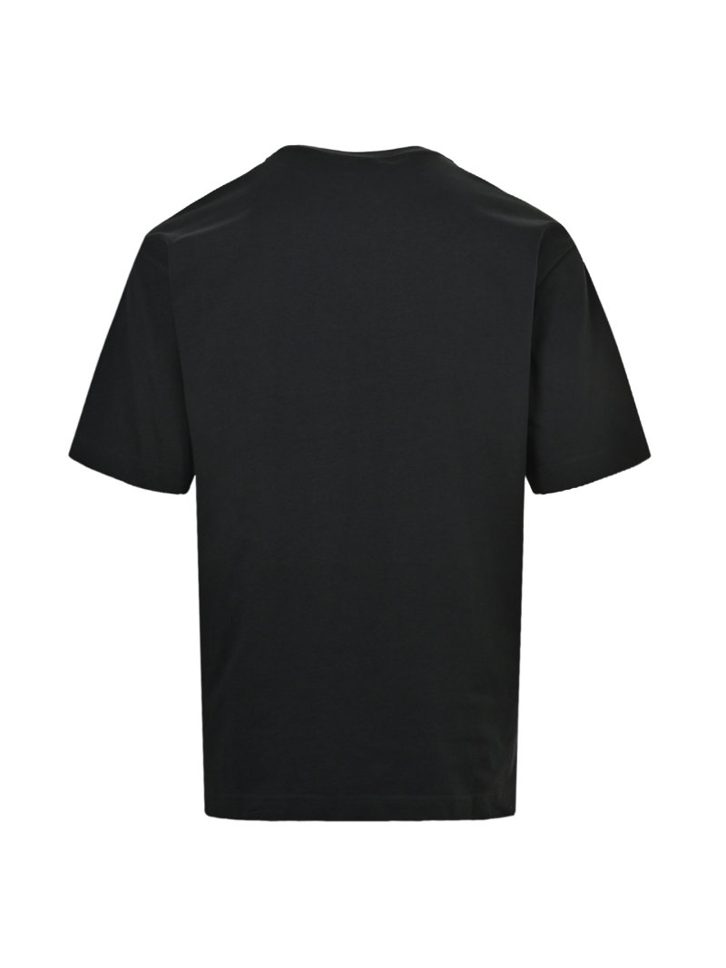 Black Graphic Print Short Sleeve T-Shirt view