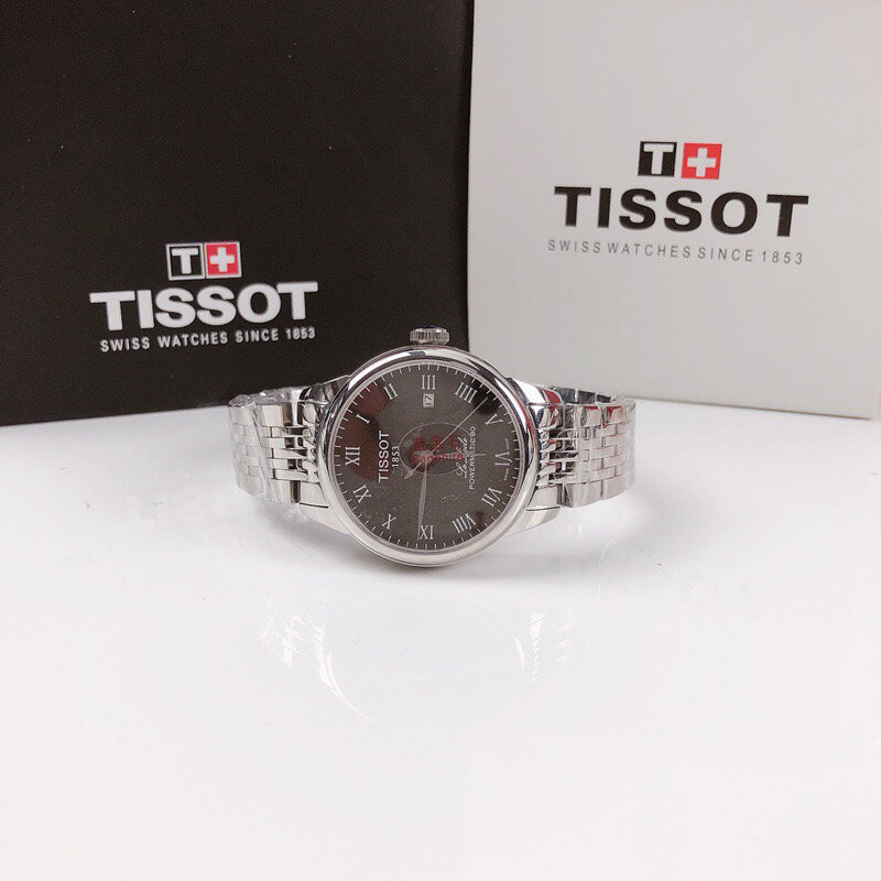 Tissot Le Locle Automatic Roman Numeral Black Dial Watch view