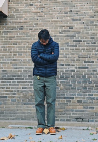 Black Puffer Down Jacket - Lightweight Winter Coat view 3