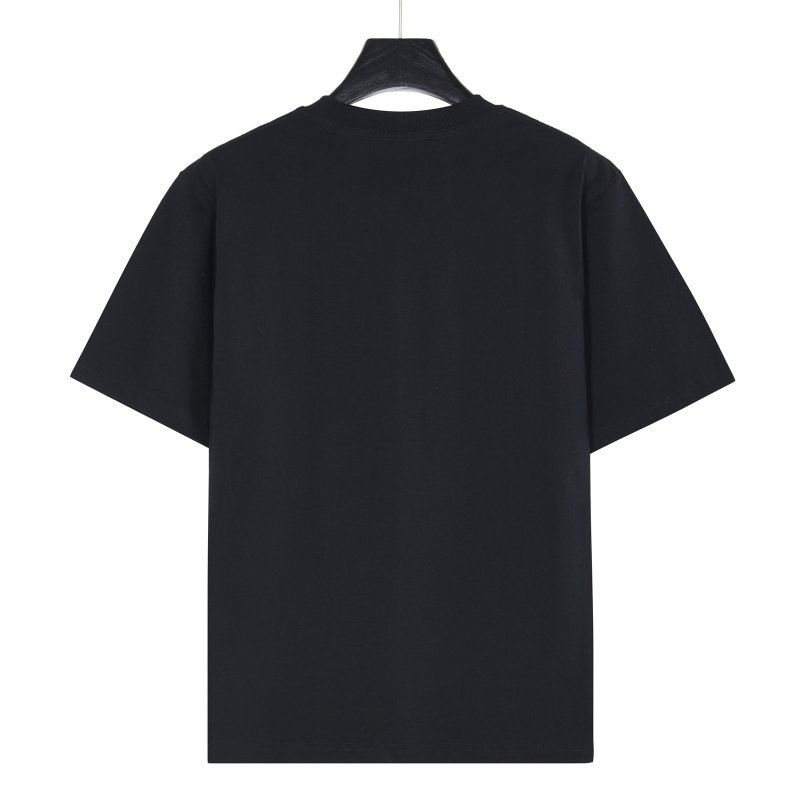Black Short Sleeve T-Shirt with Graphic Print view